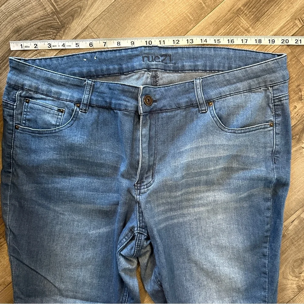 Rue 21 mid rise jeggings size 20R - Picture 3 of 9